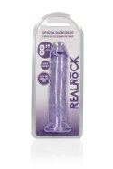 Straight Realistic Dildo with Suction Cup - 8'' / 20 RealRock Straight Realistic Dildo with Suction Cup - 8'' / 20 RealRock