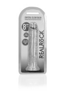 Straight Realistic Dildo with Suction Cup - 8'' / 20 RealRock Straight Realistic Dildo with Suction Cup - 8'' / 20 RealRock