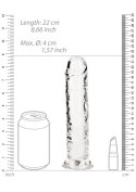 Straight Realistic Dildo with Suction Cup - 8'' / 20 RealRock Straight Realistic Dildo with Suction Cup - 8'' / 20 RealRock