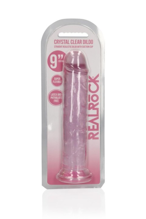 Straight Realistic Dildo with Suction Cup - 9'' / 23 RealRock Straight Realistic Dildo with Suction Cup - 9'' / 23 RealRock