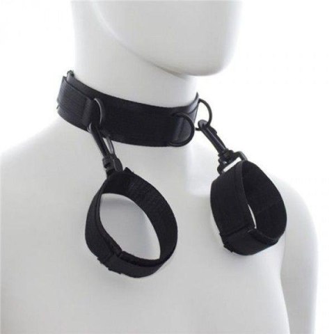 Wiązania-Costrittivo Easy Cuffs Collar Arms Restraint black Toyz4lovers Wiązania-Costrittivo Easy Cuffs Collar Arms Restraint black Toyz4lovers