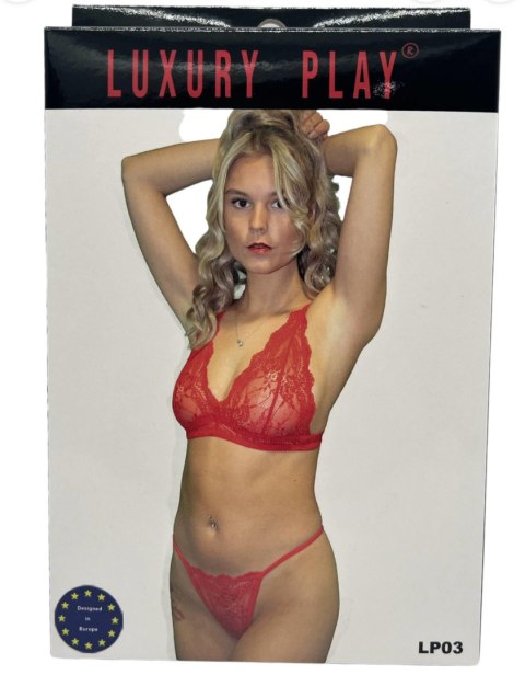 Bielizna-Luxury Play - Lingerie Set Medium Red Luxury Play Bielizna-Luxury Play - Lingerie Set Medium Red Luxury Play
