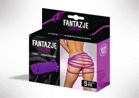 Linki - Fantazje BDSM Lina do krępowania Fioletowa Grammi Linki - Fantazje BDSM Lina do krępowania Fioletowa Grammi