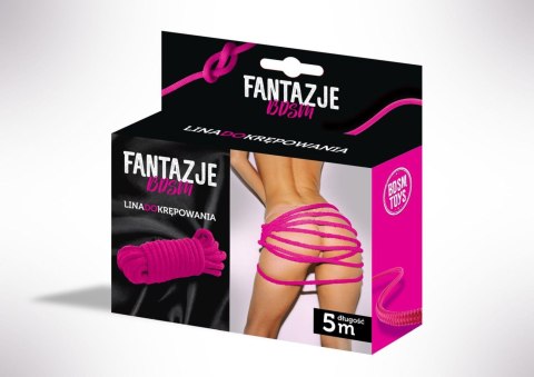 Linki - Fantazje BDSM Lina do krępowania Różowe Grammi Linki - Fantazje BDSM Lina do krępowania Różowe Grammi