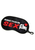 Maska-Opaska na oczy """"BUDZIĆ TYLKO NA SEX"""" Grammi Maska-Opaska na oczy """"BUDZIĆ TYLKO NA SEX"""" Grammi