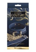 Bondage Couture Collar & Leash Blue NS Novelties Bondage Couture Collar & Leash Blue NS Novelties