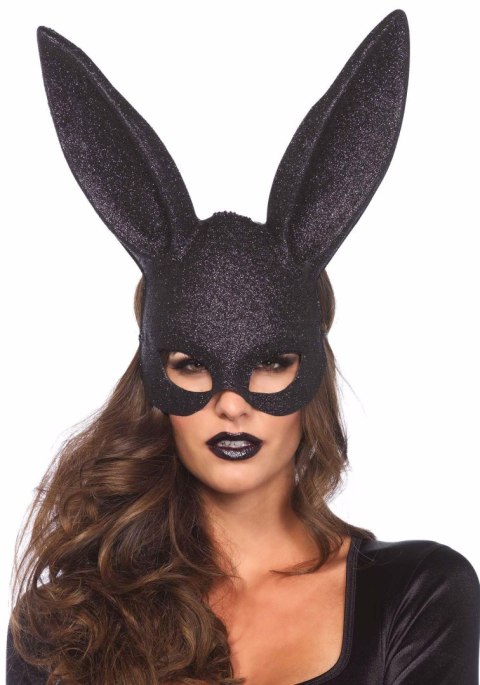 Glitter Masquerade Rabbit Mask Black Leg Avenue Glitter Masquerade Rabbit Mask Black Leg Avenue