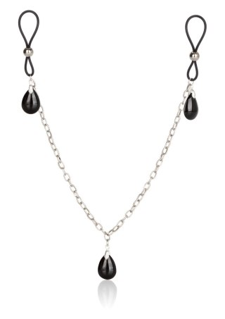 Nonpierce Nipple Chain Jewelry Black CalExotics