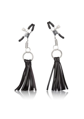 Playful Tassels Nipple Clamps Black CalExotics