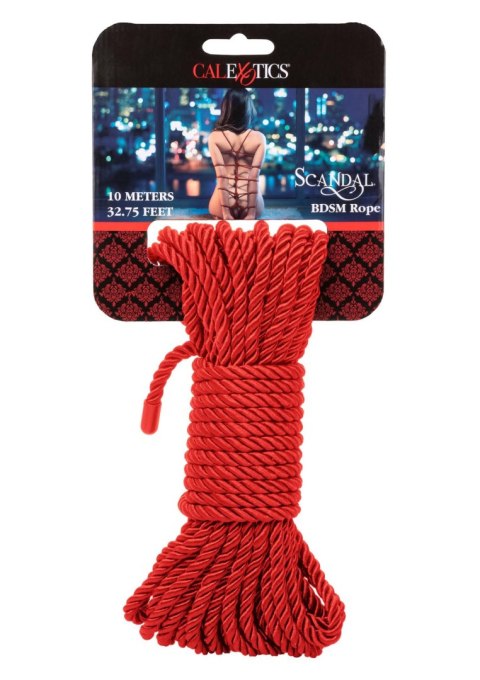 Scandal BDSM Rope 10M Red CalExotics Scandal BDSM Rope 10M Red CalExotics