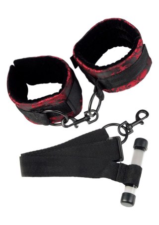 Scandal Over The Door Cuffs Black CalExotics