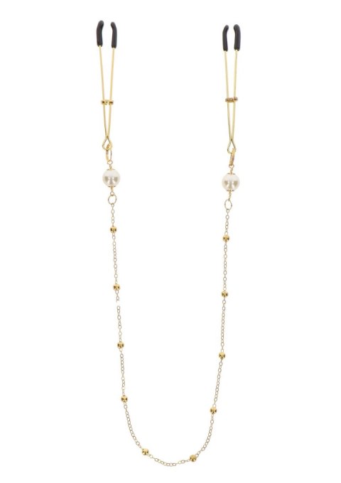 Tweezers Pearl & Deluxe Chain Gold Taboom Tweezers Pearl & Deluxe Chain Gold Taboom