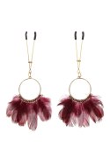 Tweezers With Feathers Gold Taboom Tweezers With Feathers Gold Taboom