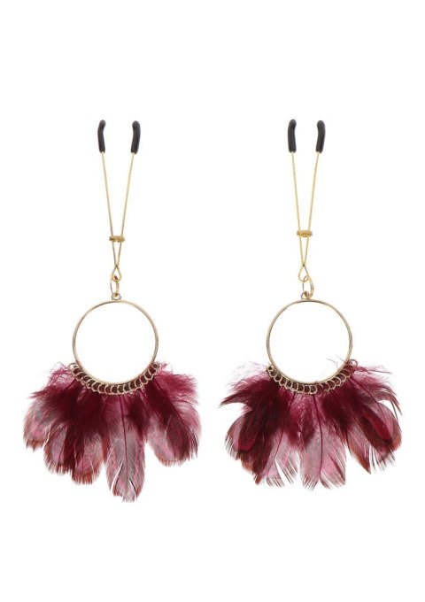 Tweezers With Feathers Gold Taboom Tweezers With Feathers Gold Taboom