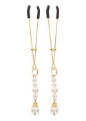 Tweezers With Pearls Gold Taboom Tweezers With Pearls Gold Taboom