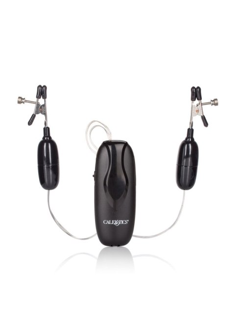 Vibrating Nipple Clamps Black CalExotics Vibrating Nipple Clamps Black CalExotics