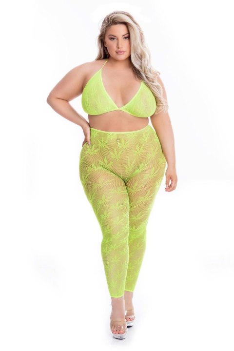 ALL ABOUT LEAF BRA SET GRN, PLUS SIZE Pink Lipstick Lingerie ALL ABOUT LEAF BRA SET GRN, PLUS SIZE Pink Lipstick Lingerie