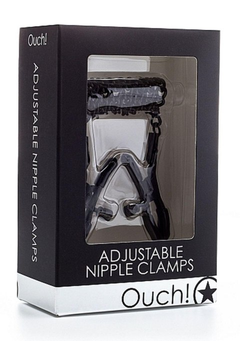 Adjustable Nipple Clamps - Black Ouch! Adjustable Nipple Clamps - Black Ouch!