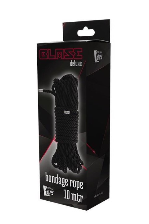 BLAZE DELUXE BONDAGE ROPE 10M BLACK Dream Toys BLAZE DELUXE BONDAGE ROPE 10M BLACK Dream Toys