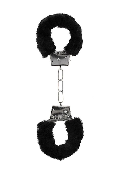 Beginner""s Handcuffs Furry - Black Ouch! Beginner""s Handcuffs Furry - Black Ouch!
