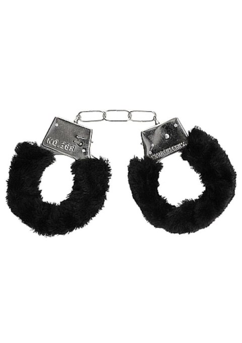 Beginner""s Handcuffs Furry - Black Ouch! Beginner""s Handcuffs Furry - Black Ouch!