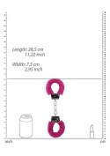 Beginner""s Handcuffs Furry - Pink Ouch! Beginner""s Handcuffs Furry - Pink Ouch!
