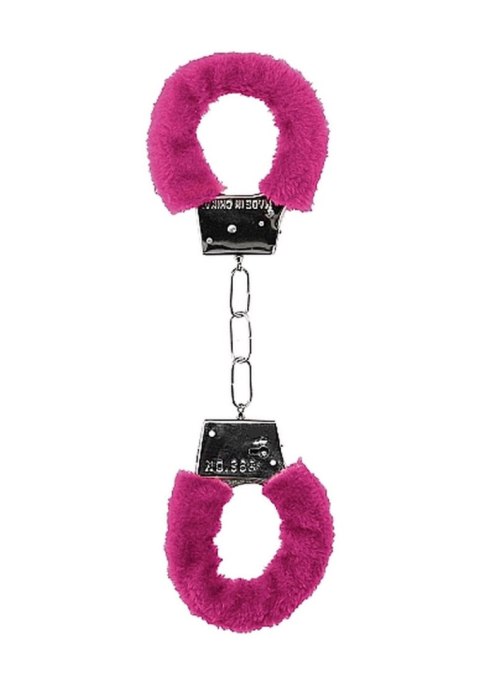 Beginner""s Handcuffs Furry - Pink Ouch! Beginner""s Handcuffs Furry - Pink Ouch!