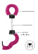 Beginner""s Handcuffs Furry - Pink Ouch! Beginner""s Handcuffs Furry - Pink Ouch!