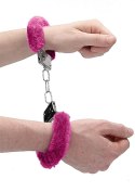 Beginner""s Handcuffs Furry - Pink Ouch! Beginner""s Handcuffs Furry - Pink Ouch!