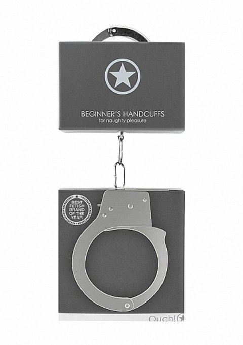Beginner""s Handcuffs - Metal Ouch! Beginner""s Handcuffs - Metal Ouch!