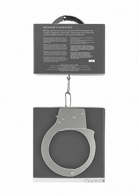 Beginner""s Handcuffs - Metal Ouch! Beginner""s Handcuffs - Metal Ouch!