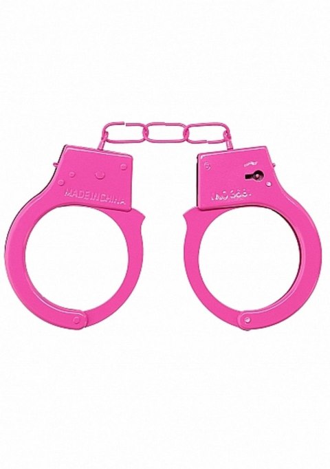 Beginner""s Handcuffs - Pink Ouch! Beginner""s Handcuffs - Pink Ouch!