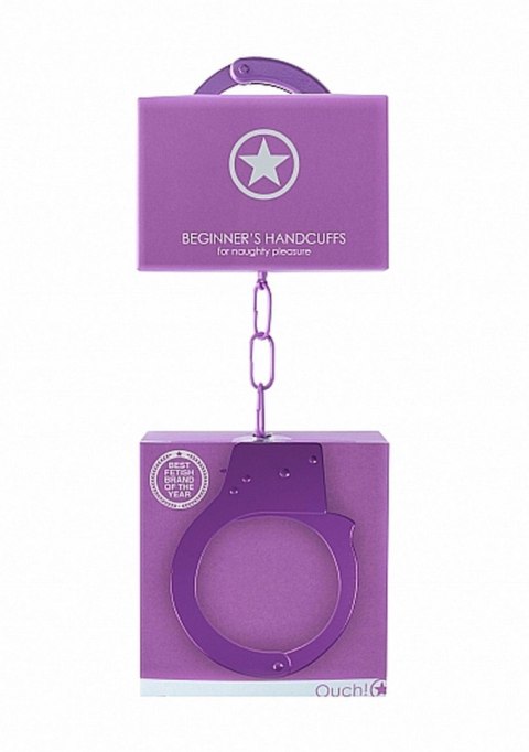 Beginner""s Handcuffs - Purple Ouch! Beginner""s Handcuffs - Purple Ouch!