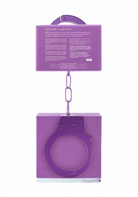 Beginner""s Handcuffs - Purple Ouch! Beginner""s Handcuffs - Purple Ouch!