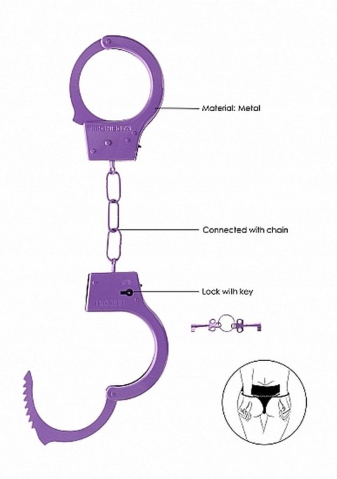 Beginner""s Handcuffs - Purple Ouch! Beginner""s Handcuffs - Purple Ouch!