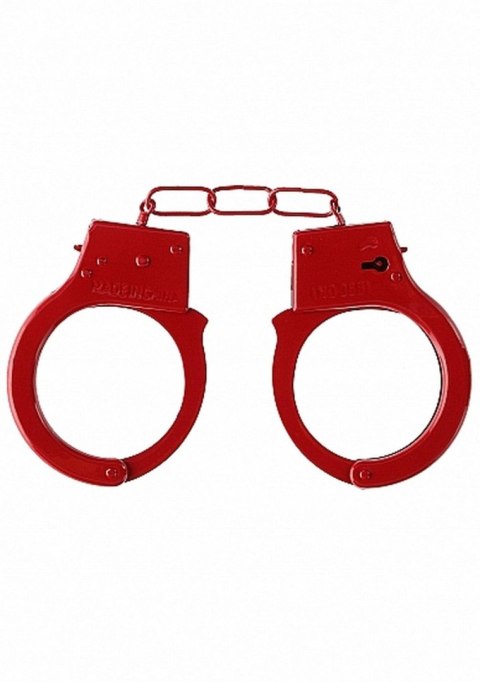 Beginner""s Handcuffs - Red Ouch! Beginner""s Handcuffs - Red Ouch!