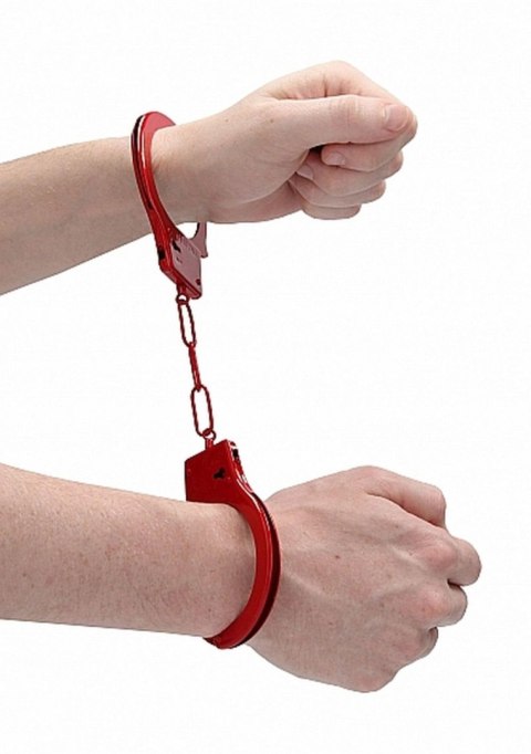Beginner""s Handcuffs - Red Ouch! Beginner""s Handcuffs - Red Ouch!