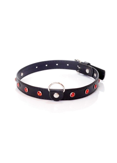 Fetish B - Series Collar - 2 cm. red crystal Fetish B - Series Fetish B - Series Collar - 2 cm. red crystal Fetish B - Series