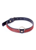 Fetish B - Series Collar with crystals 2 cm Red Line Fetish B - Series Fetish B - Series Collar with crystals 2 cm Red Line Fetish B - Series