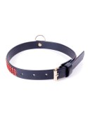 Fetish B - Series Collar with crystals 2 cm Red Line Fetish B - Series Fetish B - Series Collar with crystals 2 cm Red Line Fetish B - Series