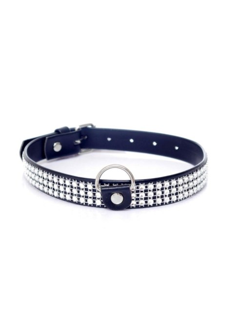 Fetish B - Series Collar with crystals 2 cm silver Fetish B - Series Fetish B - Series Collar with crystals 2 cm silver Fetish B - Series