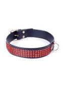 Fetish B - Series Collar with crystals 3 cm Red Line Fetish B - Series Fetish B - Series Collar with crystals 3 cm Red Line Fetish B - Series