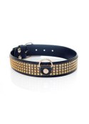Fetish B - Series Collar with crystals 3 cm gold Fetish B - Series Fetish B - Series Collar with crystals 3 cm gold Fetish B - Series