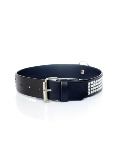 Fetish B - Series Collar with crystals 3 cm silver Fetish B - Series Fetish B - Series Collar with crystals 3 cm silver Fetish B - Series
