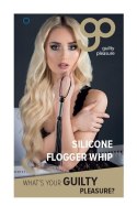 GP SILICONE FLOGGER WHIP BLACK Guilty Pleasure BDSM GP SILICONE FLOGGER WHIP BLACK Guilty Pleasure BDSM
