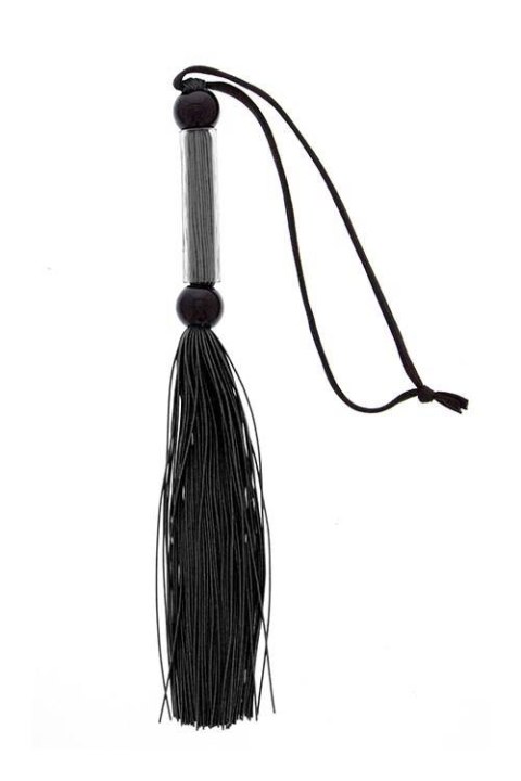 GP SILICONE FLOGGER WHIP BLACK Guilty Pleasure BDSM GP SILICONE FLOGGER WHIP BLACK Guilty Pleasure BDSM