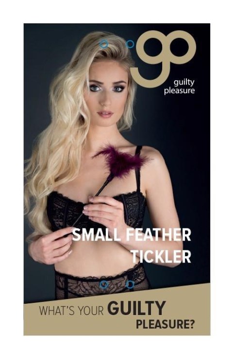 GP SMALL FEATHER TICKLER PURPLE Guilty Pleasure BDSM GP SMALL FEATHER TICKLER PURPLE Guilty Pleasure BDSM