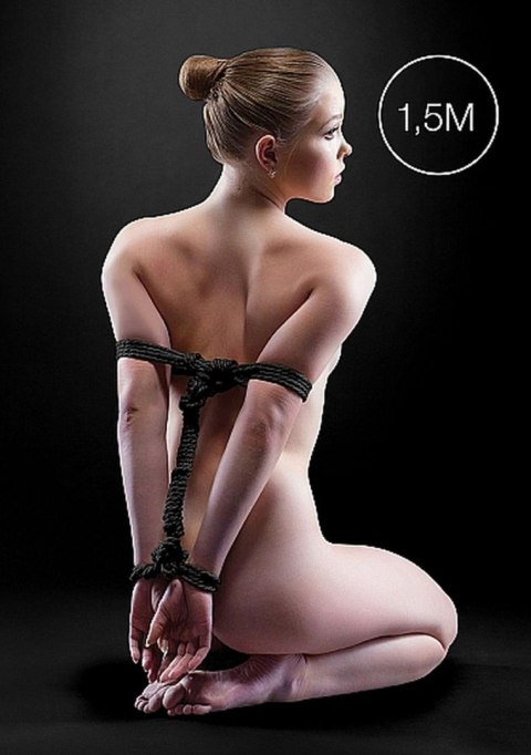 Japanese Mini Rope - 1,5m - Black Ouch! Japanese Mini Rope - 1,5m - Black Ouch!