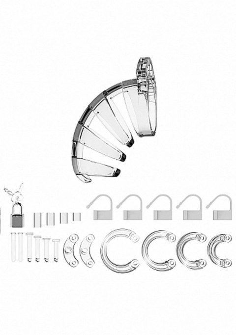 Model 02 - Chastity - 3.5"" - Cock Cage - Transparent ManCage Model 02 - Chastity - 3.5"" - Cock Cage - Transparent ManCage