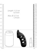 Model 21 - Chastity - 4.5"""" - Silicone Cock Cage - Black ManCage Model 21 - Chastity - 4.5"""" - Silicone Cock Cage - Black ManCage